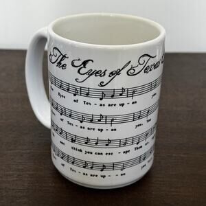 University of Texas Longhorns Mug The Eyes of Texas‎ Song Lyrics Cactus Coatings
